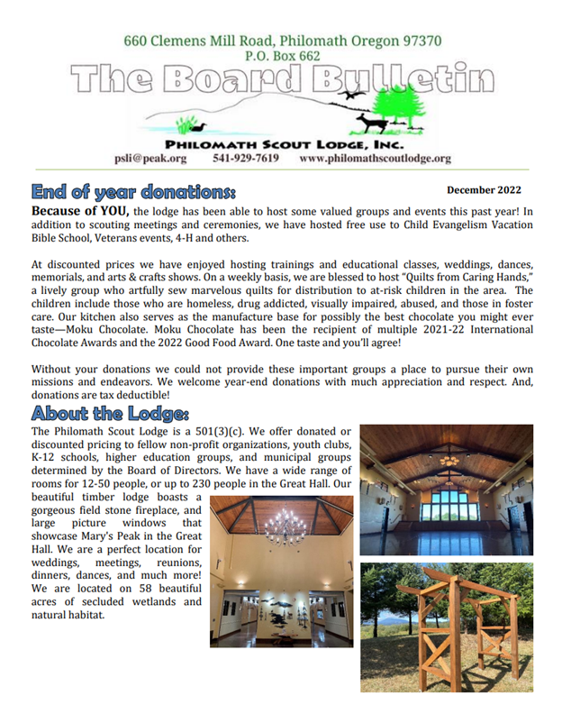 About our newsletter